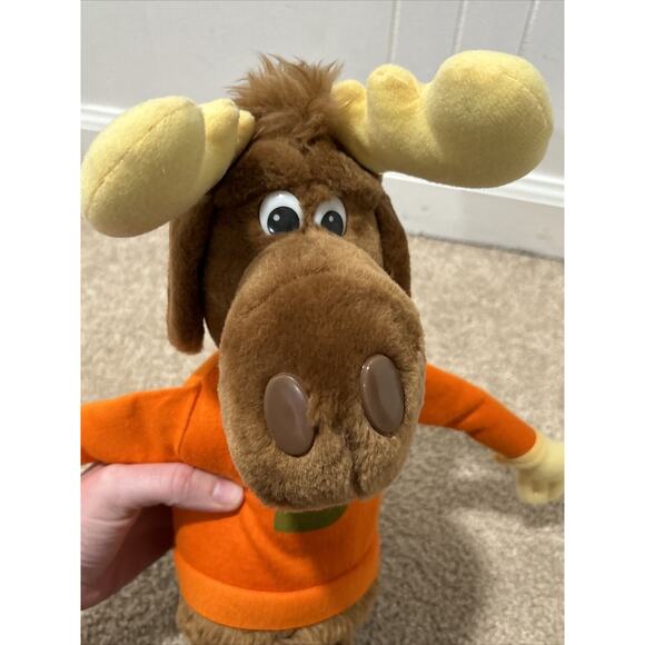 Vintage 1982 Bullwinkle Plush Toy Wallace Berrie W/ Tag Made In Korea - Picture 6 of 8
